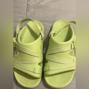 Lime Green Chacos
